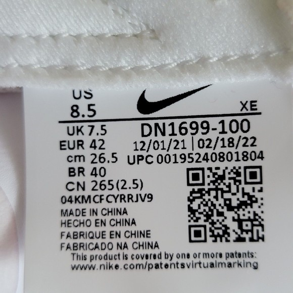 Nike Air Zoom Streak LT 4 Mens Sz 8.5 Rawdacious White/Pink DN1699-100 - Picture 3 of 9